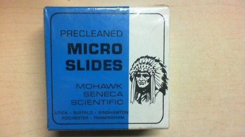 Mohawk Micro Slides . No. 2951  25  X 75 MM  box of 1/2 Gross Frosted