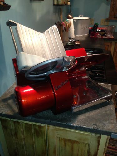 Sanitary meat slicer fully polished and custom painted