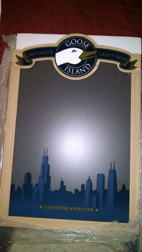 Two sided A frame Goose Island Beer Chalk Board