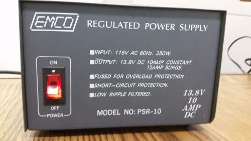 EMCO Regulated Power Supply PSR-10