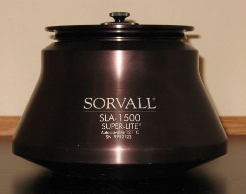 SORVALL SLA-1500 SUPER-LITE AUTOCLAVABLE CENTRIFUGE ROTOR with LID / COVER