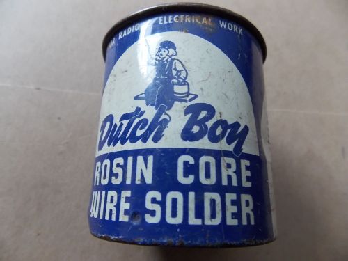 Dutch Boy Solid Wire Solder 50/50 - Tin .125&#034;   USA GREAT DEAL!  11oz with Tin