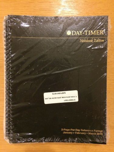 Day-timer2 page-per-day reference planner refill notebook size 31800151 jan2015 for sale