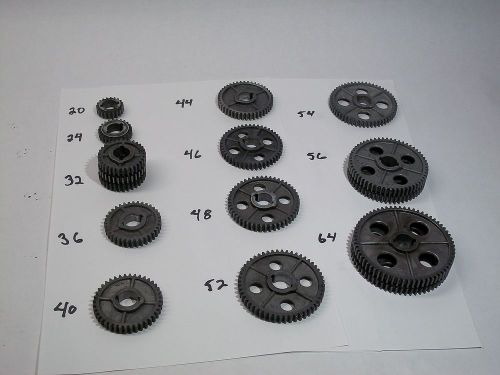 Craftsman Atlas 10 12 Lathe Gears 16 pcs.