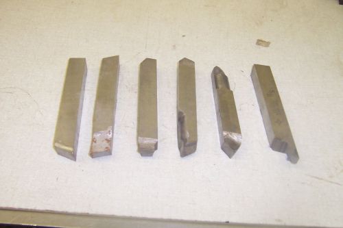 5/8&#034; HSS lathe tool bits 6 pieces