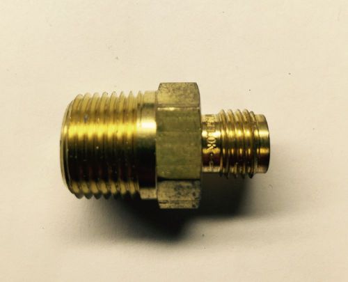 Swagelok Brass B-400-1-6 1/4&#034; Swagelok to 3/8&#034; NPT Male Connector [Lot of 2]