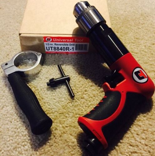 (new) universal tool ut8840r01 1/2&#034; reversible air powered drill! (never used) for sale