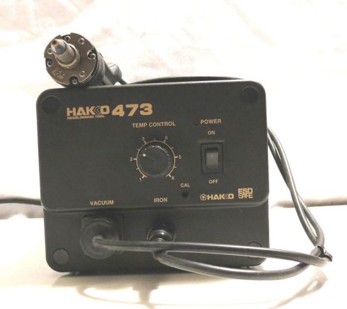 Hakko 473-1 Desoldering Unit ESD Safe 110W  and 60W  Style 807  Iron