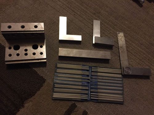 Machinists Multi Tapped Step Angle Plate, Pins and Right Angles