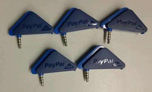 Paypal here card reader -lot of five (5)