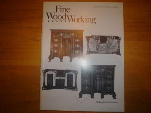 Vintage fine woodworking magazine taunton press issue no23 jul / aug 1980 for sale