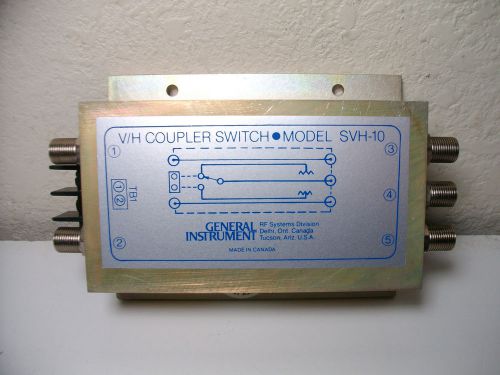General instrument v/h coupler switch power divider svh-10 5 way power splitter for sale