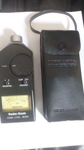 Radioshack digital sound level meter - noise reading tester -01 for sale