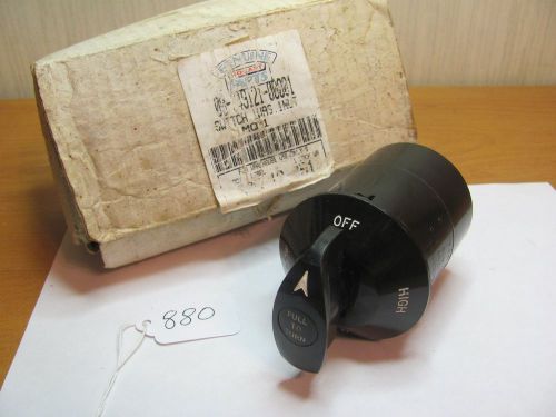 Hobart 3 Heat Pull &amp;Turn Rotary Switch 00-049121-00001 High Med Low Off  #880