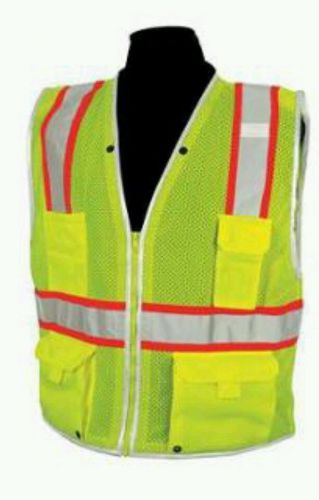 1510- ML Kishigo High Visibility Vest,Class 2, Lime Size 2XL