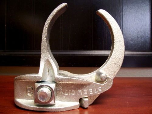 Galvanized malleable iron clamp for 3&#034; pipe or rigid ec3 box of 9 for sale