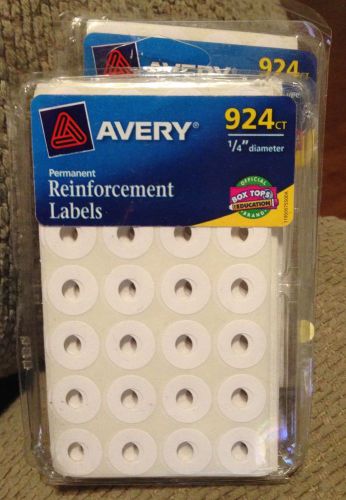 Avery Permanent Reinforcement Labels (2 BOXES: 924 CT each!!!!)