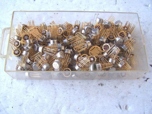 5.7 ozs. Gold Legged Top Hat Transistors TO-18&#039;s for Gold Recovery
