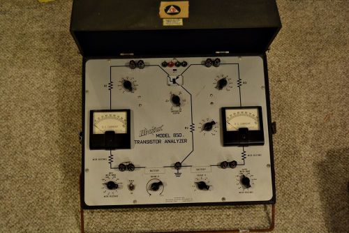 Vintage Civil Defense Hickok Model 850 Transistor Analyzer Tester