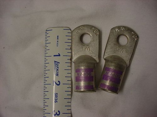 Belden 3/0 Crimp Lugs One Pair