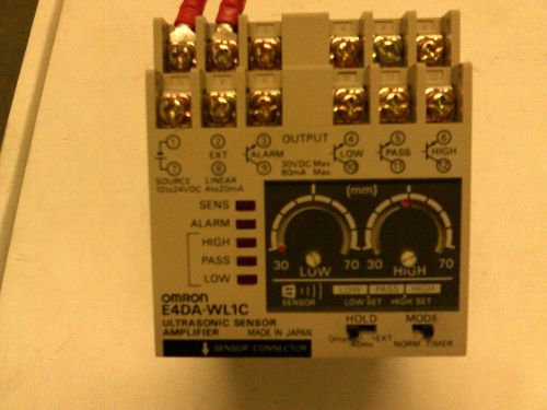 OMRON E4DA-WL1C Ultrasonic Sensor Amplifier