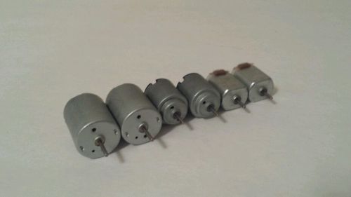 6x 280 dc motor 130 dc motor round dc small motor- 3 types new-fast shipping for sale