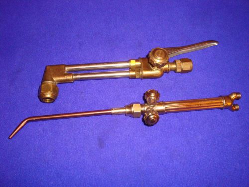 Genuine victor j-27 handle mixer &amp; uniweld ca-550 cutting torch,tip #2,jeweller for sale