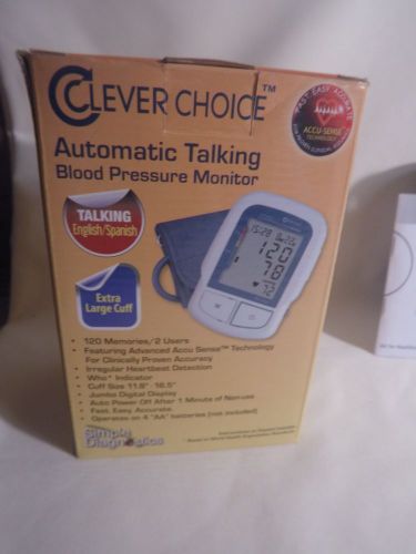 Clever Choice Fully Auto Arm Talking Blood Pressure Monitor - SDI-886AT