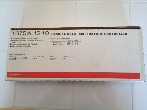 Honeywell Remote Bulb Temperature Controller, T675A 1540