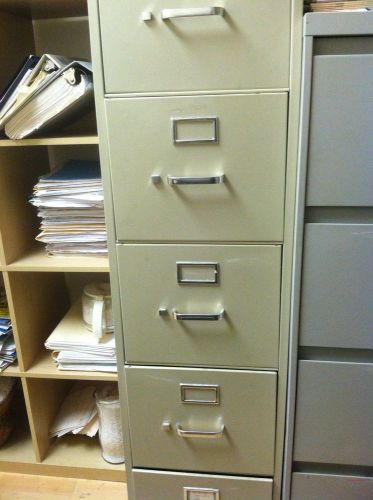 Metal file cabinet - vertical