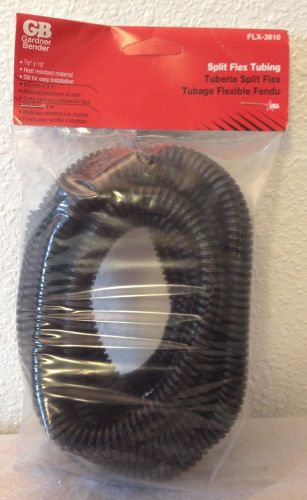 Gb 3/8&#034; x 10&#039; split flex tubing new in package heat resistant easy install for sale