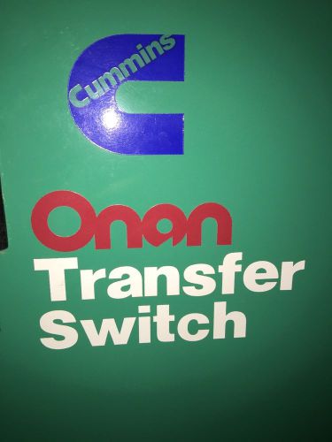 Onan  Transfer Switch  OT600  0306-3490-07  600A  208V  3P  Nema 1  Used
