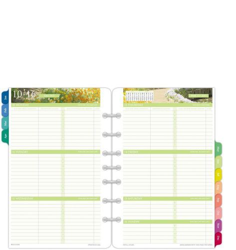 Day-Timer Garden Path Desk-Size Weekly Refill 2015 by Day-Timer OOO