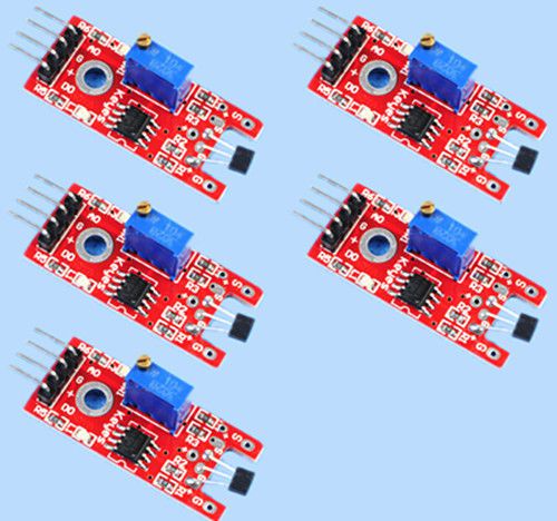 5pcs Linear Hall Magnetic Module for Arduino AVR KY-024