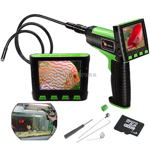 Wireless 3.5&#034; Video Inspection Snake Scope Borescope Endoscope SD Card 1M Cable