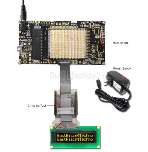 MCU 8051Demonstration Board,Development Kit for 16x2 Character OLED Display