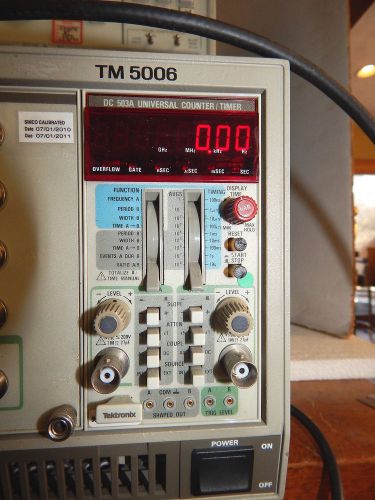 Tektronix dc 503a universal timer/counter plug-in module for sale
