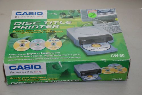 Casio Disc Title Printer