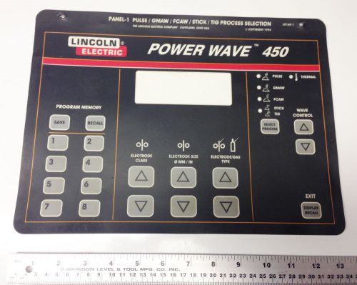 Lincoln Electric L9169-1 Power Wave 450 - Power Supply Name Plate Overlay