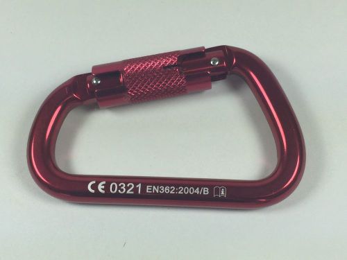 U.s. rigging supply aluminum twist lock gate rescue carabiner usr14 usr-14 for sale