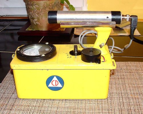 Victoreen CDV-700 No. 6a Radiation Geiger Meter w/STS-5 Russian gm tube