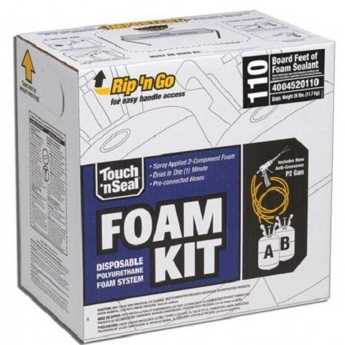 Touch n seal u2-110 spray closed cell foam insulation kit 110 bf - 4004520110 for sale