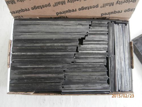 19 LBS LINOTYPE LUDLOW LEAD SPACER CASTINGS LETTERPRESS PRINTING SCRAP FOR USE