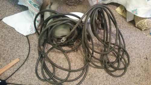 Welding leads 30 ft stinger 25 ft ground heavy NR No Reserve Lincoln 55 ft.