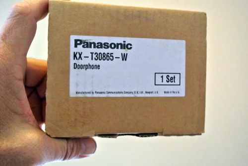 Panasonic kx-t30865 (white) door intercom kx-t30865w for 2-way conversation new for sale