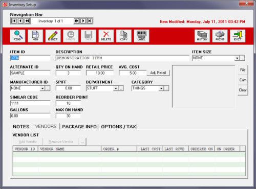 Retail pos system, perennial pro point of sale software. easy to use ! for sale
