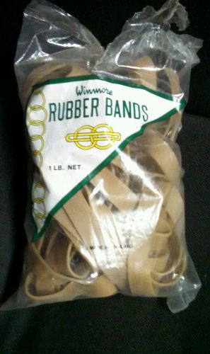 Wide and big Winmore rubber bands. 1 lb.