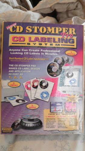 CD Stomper Pro CD Labeling System 150CD-R + 300 Jazz,Zip,Floppy - Free Shipping