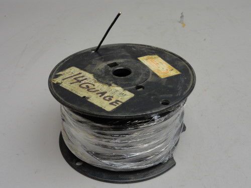 MTW THHN THWN gas and oil stranded copper cable wire 14 awg 340&#039; black 600 V