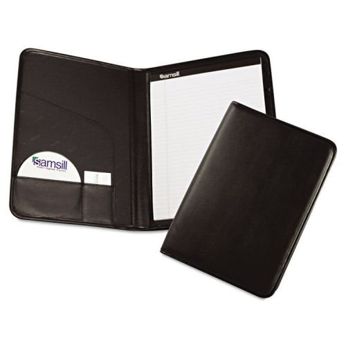 Professional Pad Holder, Storage Pockets/Card Slots, Writing Pad, Black